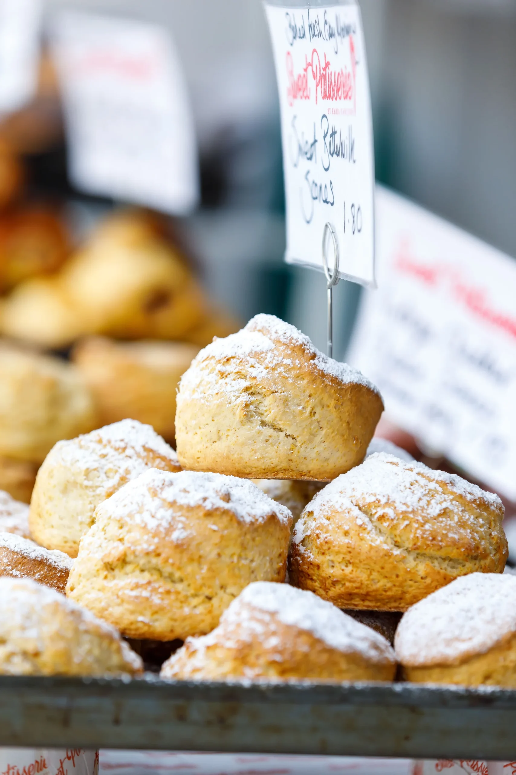 Cakes and pastries on the counter